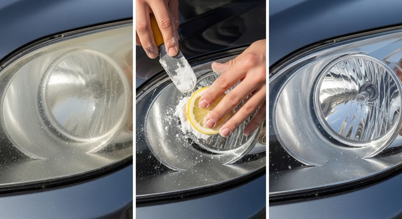 Clean Foggy Headlights