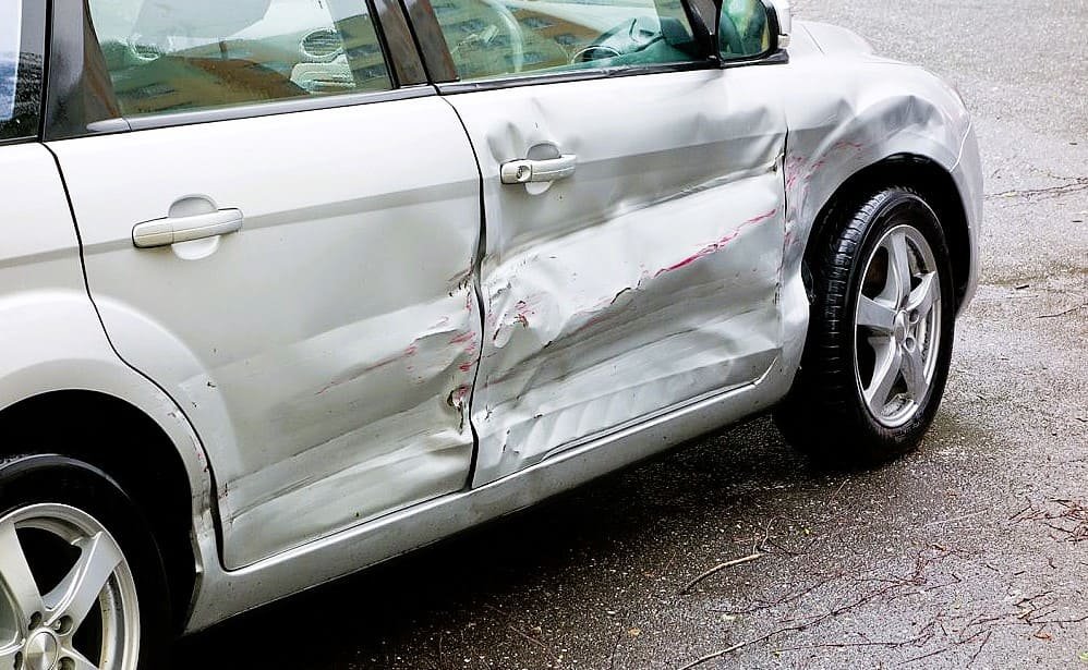 Frame Damage on a Car